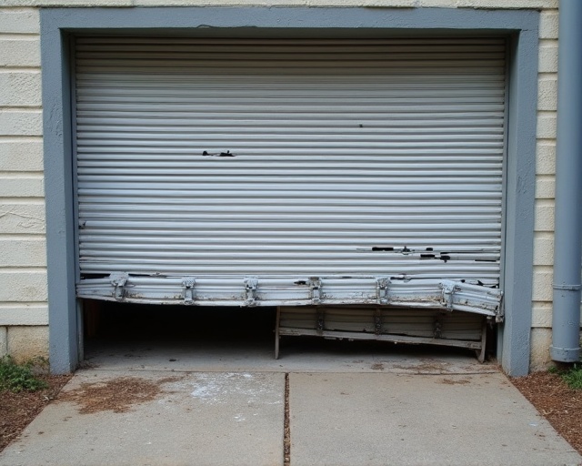 Volet PVC cassé Differdange : lames arrachées